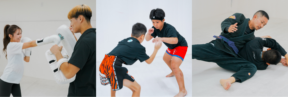 ジムでポーズをとる女性